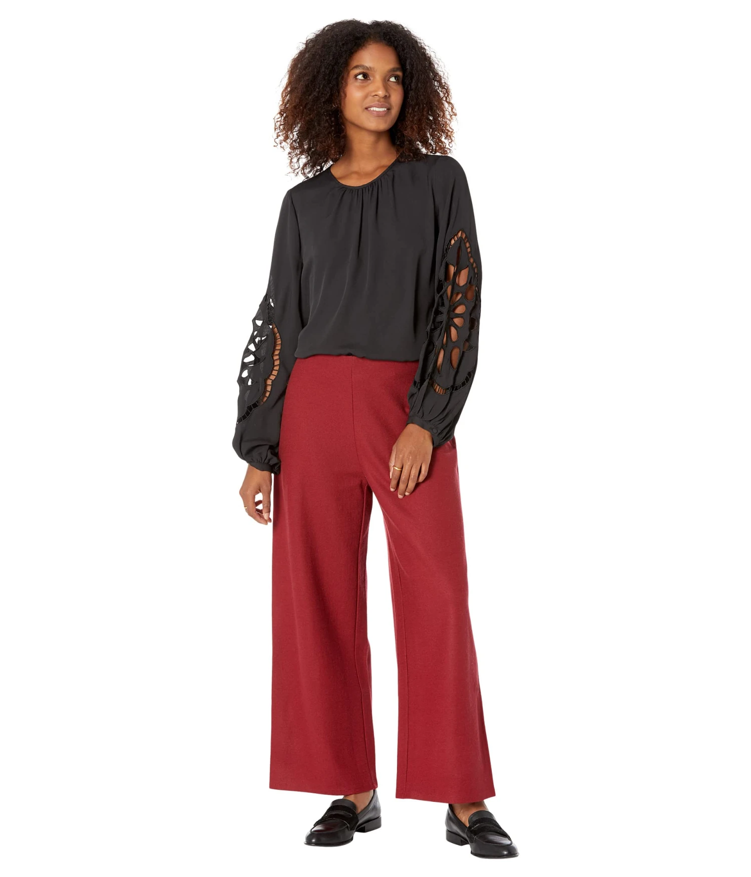 Vince Camuto Embroidered Sleeve Blouse Vince Camuto Embroidered Sleeve Blouse -Vince Camuto 61 7bjZT1yL