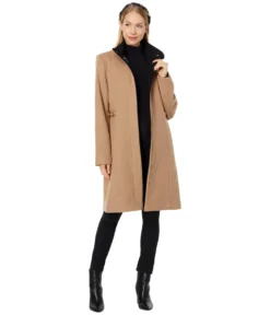 Vince Camuto Stand Collar Wool Coat V22722