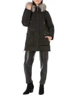 Vince Camuto Camuto Women's Heavyweight Warm Winter Parka Jacket Coat