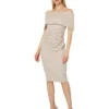 Vince Camuto Off-the-Shoulder Dress With Collar