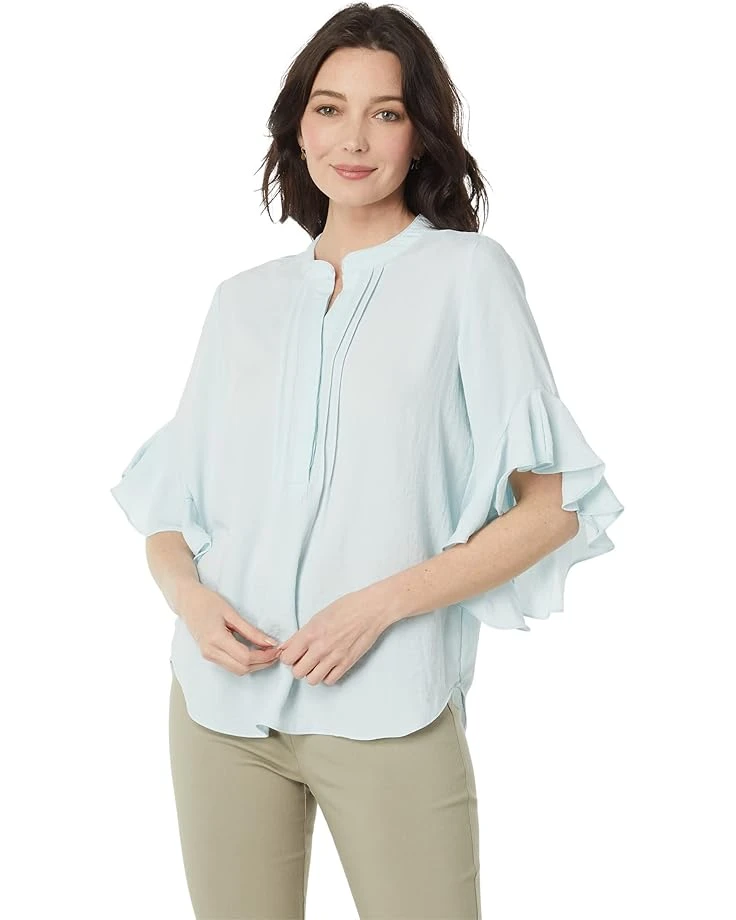 Vince Camuto Ruffle Sleeve Henley Blouse Vince Camuto Ruffle Sleeve Henley Blouse -Vince Camuto 61d6Ph5L7DL. AC SR736920