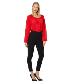 Vince Camuto Long Sleeve Keyhole Front Crinkle Clip Dot Blouse 3 Vince Camuto Long Sleeve Keyhole Front Crinkle Clip Dot Blouse -Vince Camuto 61g9NCWfCvL