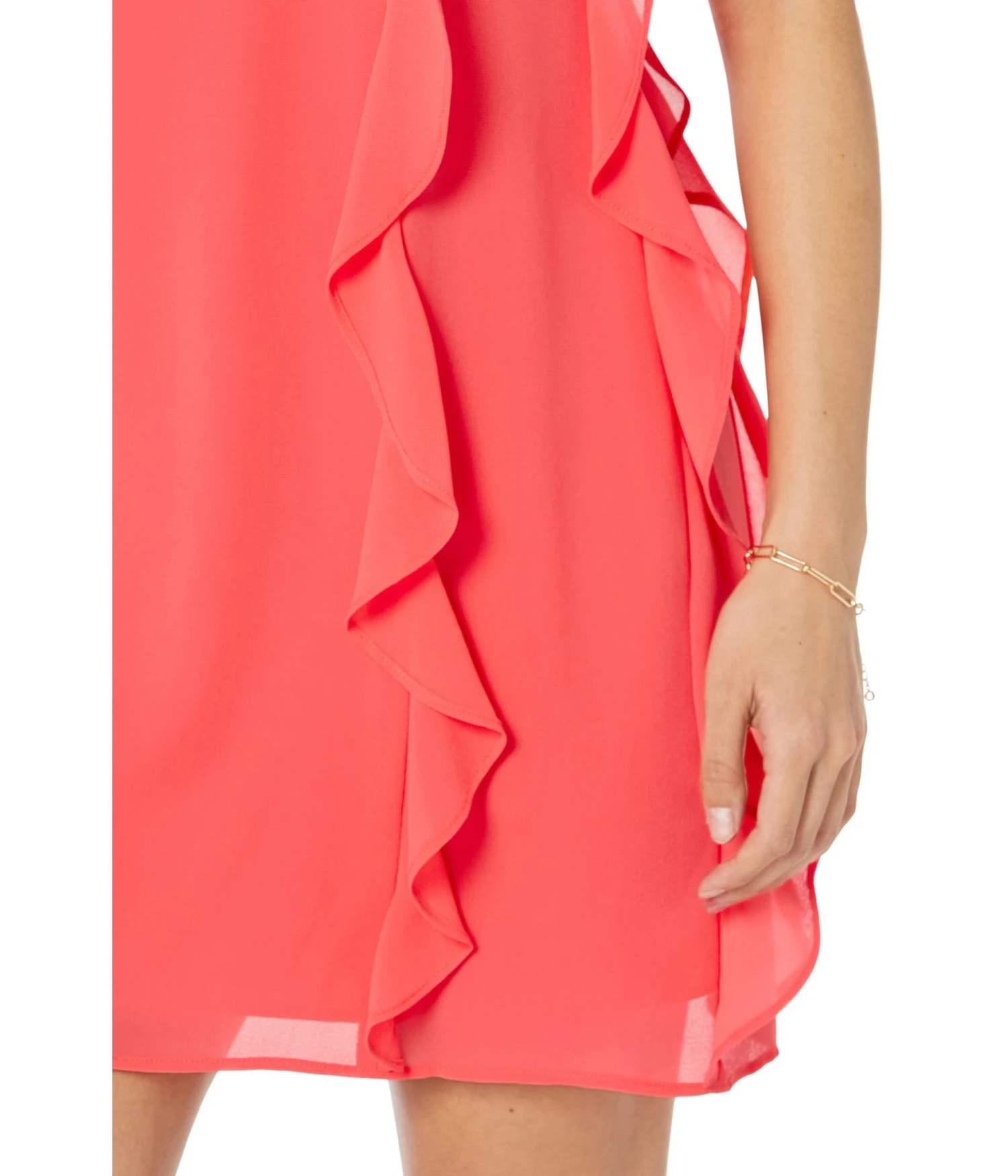 Vince Camuto Chiffon Halter Float Dress with Ruffle Seam Detail Vince Camuto Chiffon Halter Float Dress With Ruffle Seam Detail -Vince Camuto 61jNyuSozL