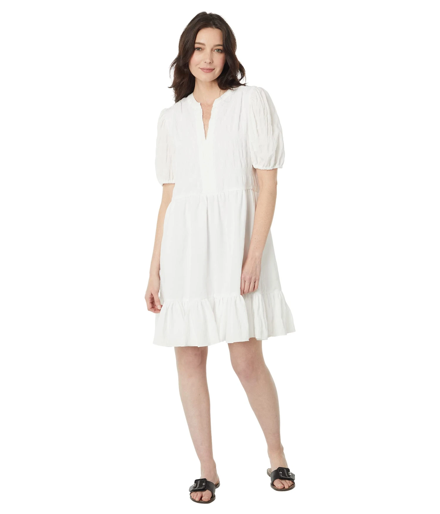 Vince Camuto Puff Sleeve Babydoll Dress Vince Camuto Puff Sleeve Babydoll Dress -Vince Camuto 61nTSrzNv4L