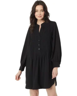 Vince Camuto Pin Tuck Popover Dress