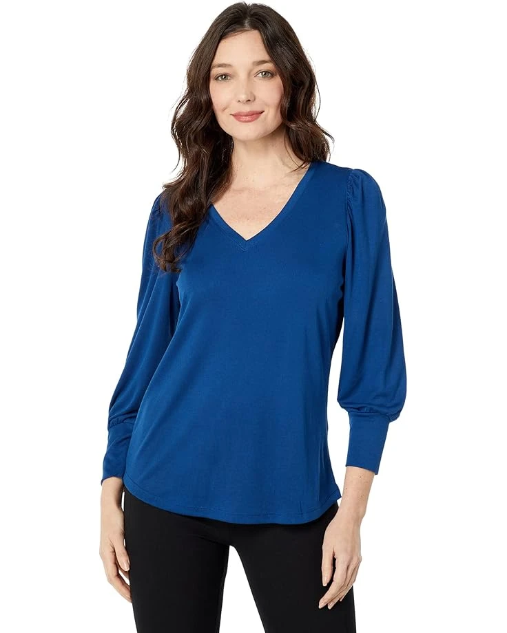 Vince Camuto Long Sleeve V-Neck Modal Rib Knit Top Vince Camuto Long Sleeve V-Neck Modal Rib Knit Top -Vince Camuto 71 vHywLaqL. AC SR736920