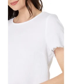 Vince Camuto Frayed Hem Woven Tee -Vince Camuto 7117jDUJhyL