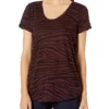 Vince Camuto Camuto Women's Tranquil Animal Scoop Neck T-Shirt