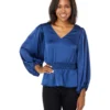 Vince Camuto V-Neck Peplum Blouse