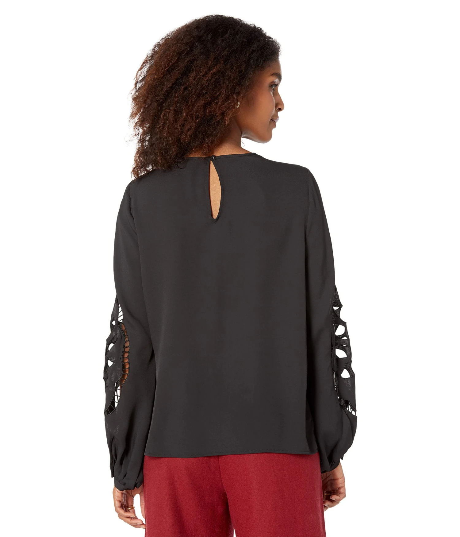 Vince Camuto Embroidered Sleeve Blouse Vince Camuto Embroidered Sleeve Blouse -Vince Camuto 71FIpXAQ3WL