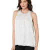 Vince Camuto Shirred Neck Sleeveless Blouse