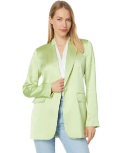 Vince Camuto Single-Breasted Blazer With Flap Pockets