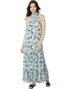 Vince Camuto Sleeveless Tiered Maxi Dress