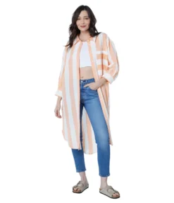 Vince Camuto Oversize Button-Down Tunic