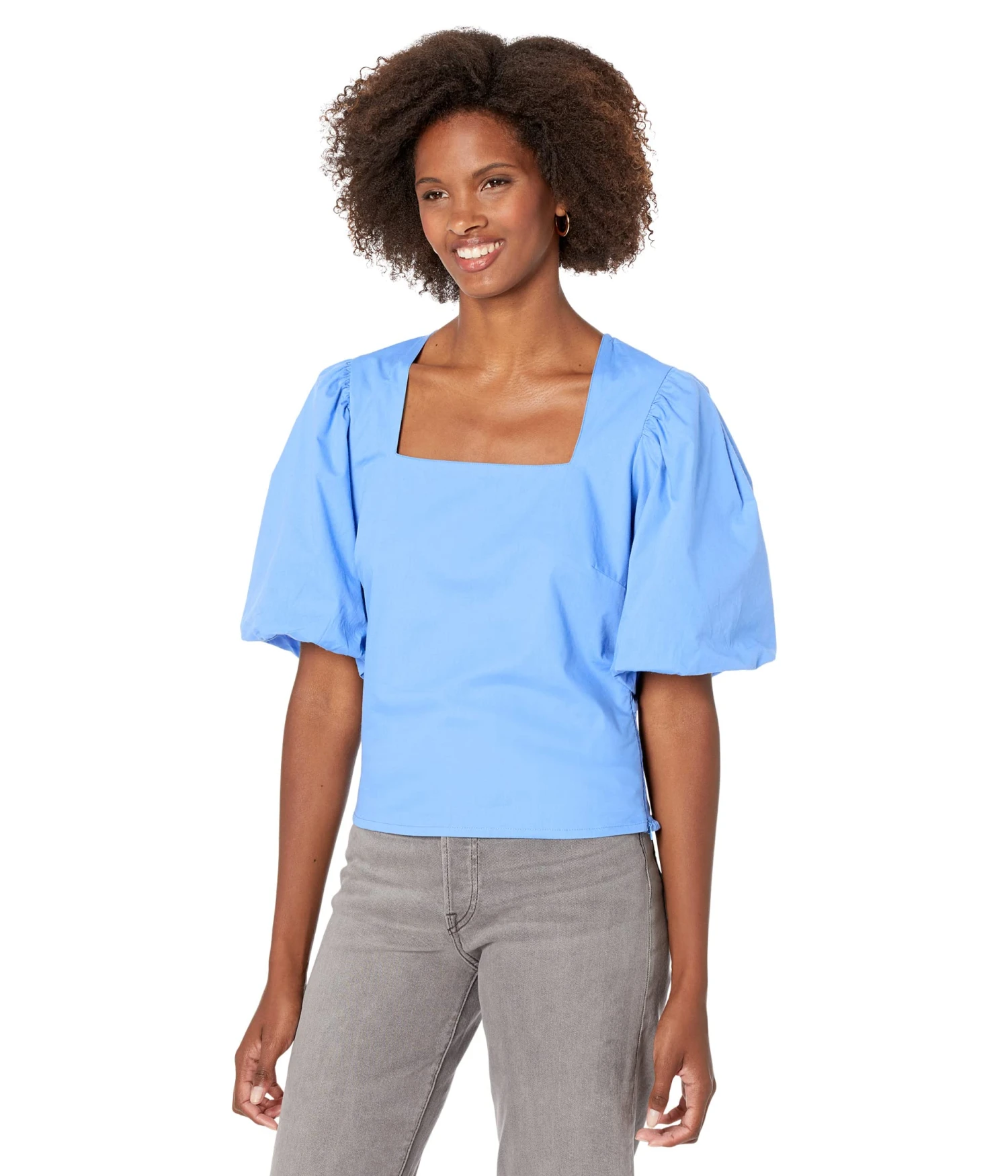 Vince Camuto Puff Sleeve Square Neck Blouse Vince Camuto Puff Sleeve Square Neck Blouse -Vince Camuto 71jcnKeJD3L