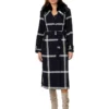 Vince Camuto Plaid Wool Coat V22767B
