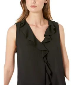 Vince Camuto V-Neck Ruffle Front Blouse -Vince Camuto 71n5nroMkL