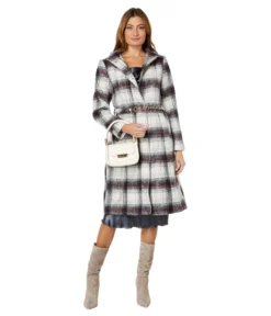 Vince Camuto Wool Coat W/ Belt Chain V22753X