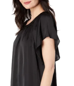 Vince Camuto Flutter Sleeve Rumple Blouse -Vince Camuto 71r895fOfuL