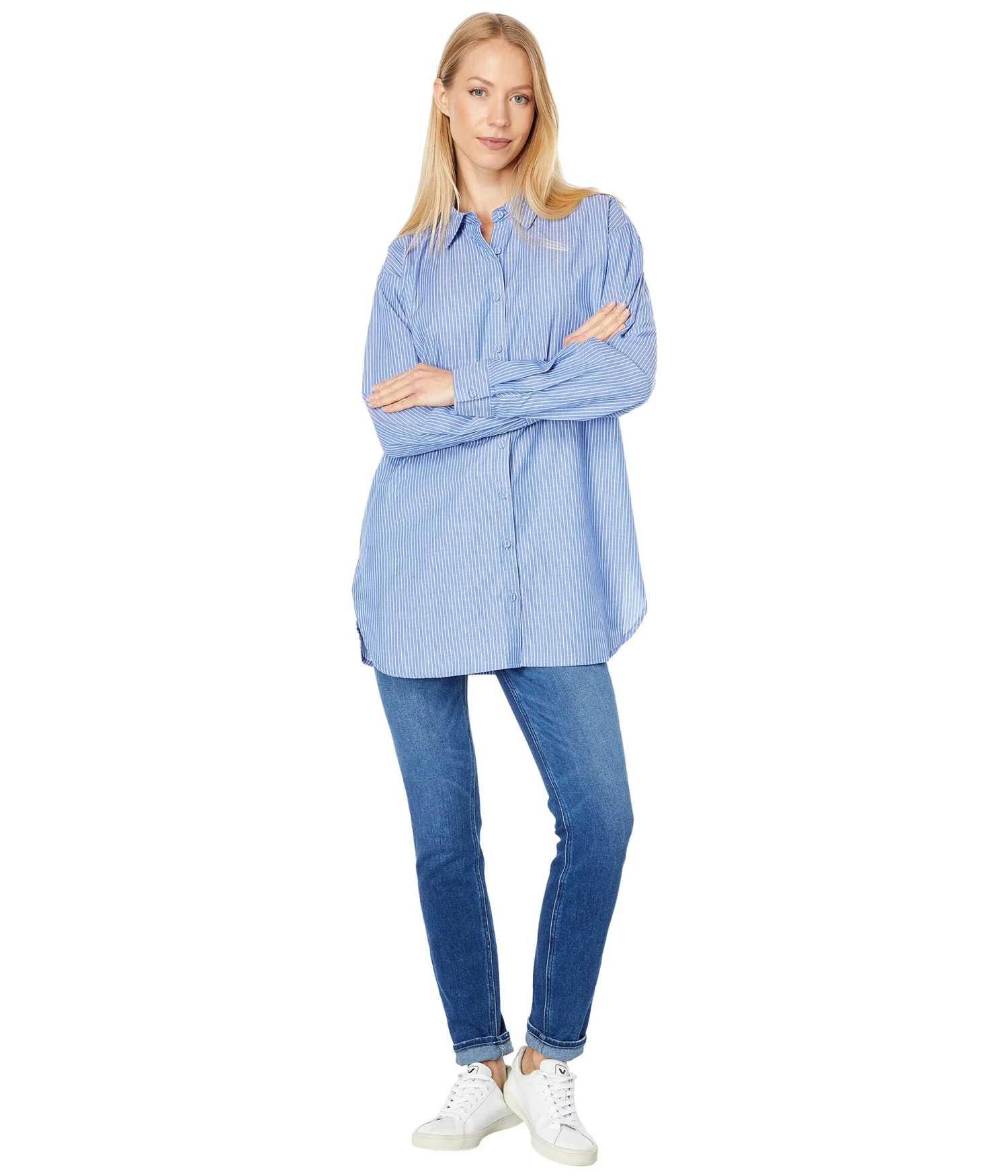 Vince Camuto Button-Down Preppy Stripe Tunic Vince Camuto Button-Down Preppy Stripe Tunic -Vince Camuto 71rG2PclwbL