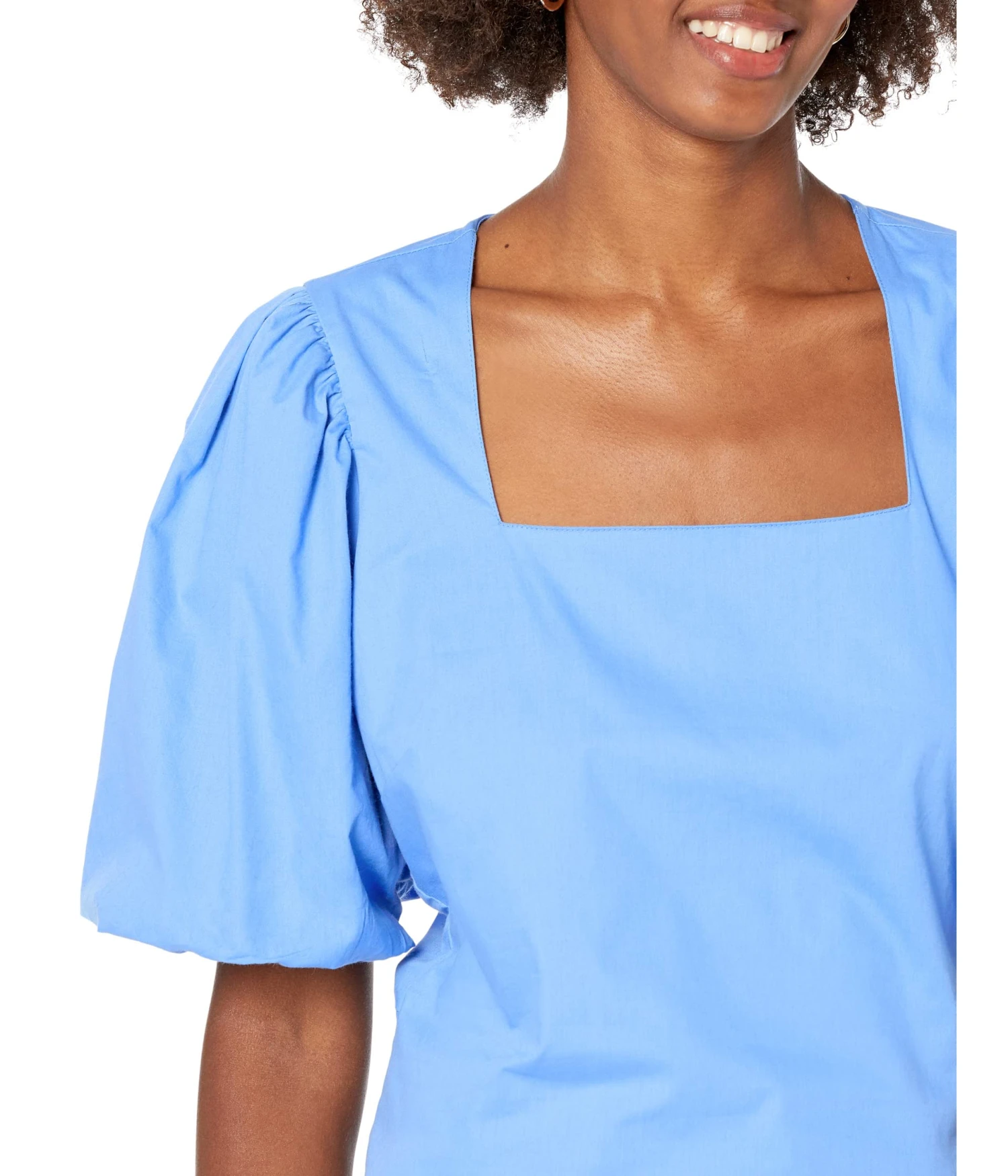 Vince Camuto Puff Sleeve Square Neck Blouse Vince Camuto Puff Sleeve Square Neck Blouse -Vince Camuto 71tMErMAcvL