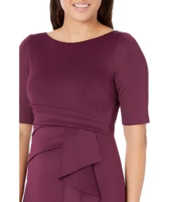 Vince Camuto Scuba Boat Neck Wrap Waist Dress -Vince Camuto 71vEZ6aJnpL