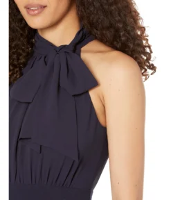 Vince Camuto Chiffon Bow Neck Signature Crepe A-Line Skirt Twofer -Vince Camuto 81 5KVjc5BL