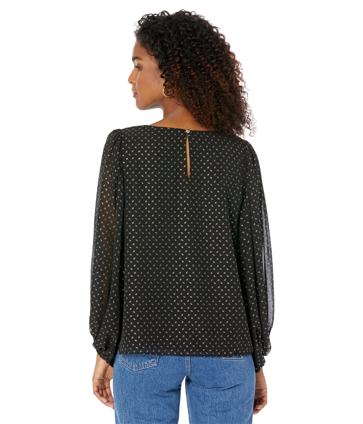 Vince Camuto Crew Neck Balloon Sleeve Blouse Vince Camuto Crew Neck Balloon Sleeve Blouse -Vince Camuto 812SfyEbSUL