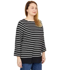 Vince Camuto Long Sleeve Knit Stripe Tunic -Vince Camuto 81Ap6VSPbML