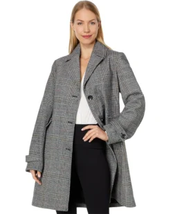 Vince Camuto Single-Breasted Shawl Collar Coat V29776-ME