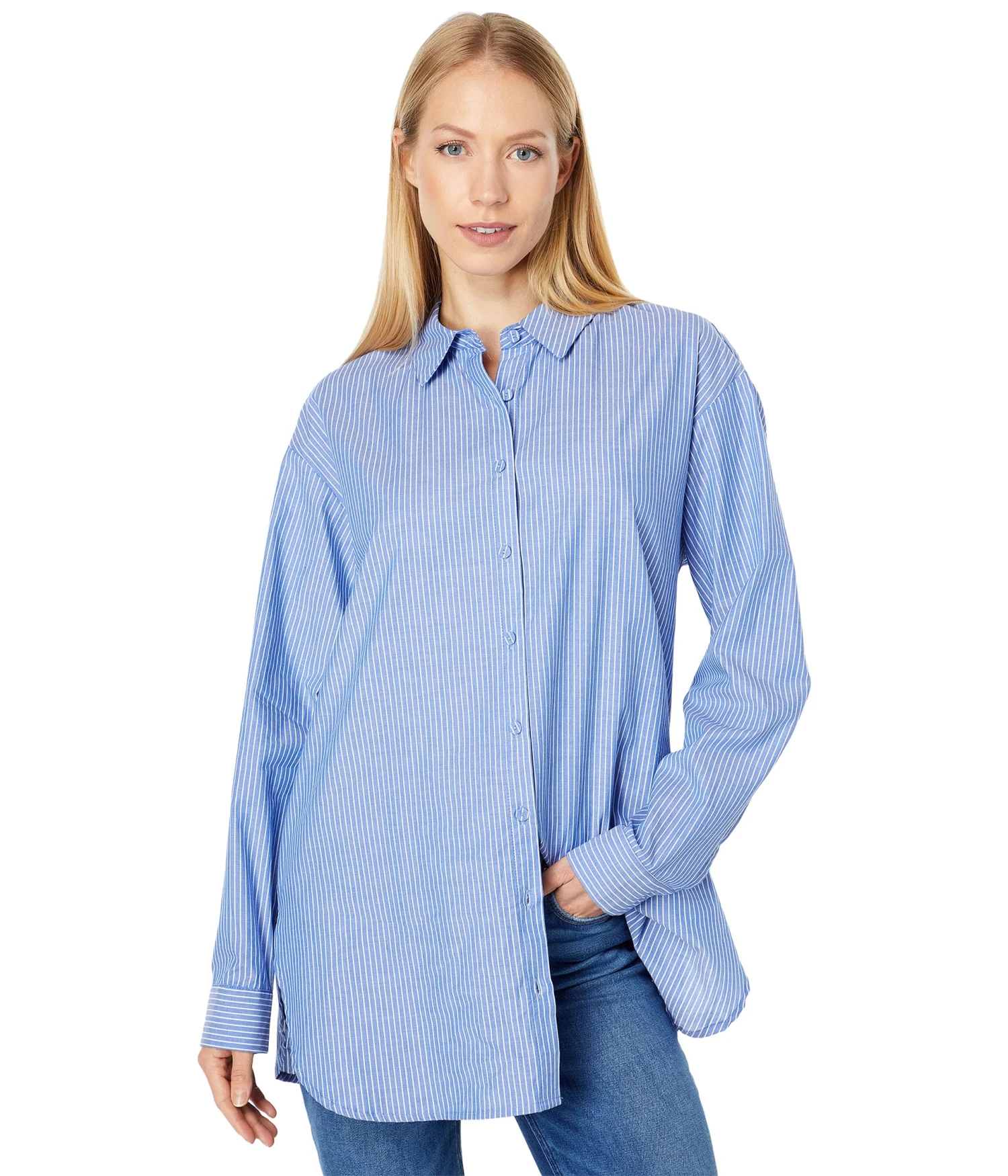 Vince Camuto Button-Down Preppy Stripe Tunic Vince Camuto Button-Down Preppy Stripe Tunic -Vince Camuto 81FSeRo8olL
