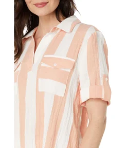 Vince Camuto Button-Down Two-Pocket Tunic 2 Vince Camuto Button-Down Two-Pocket Tunic -Vince Camuto 81HsGLEjeL