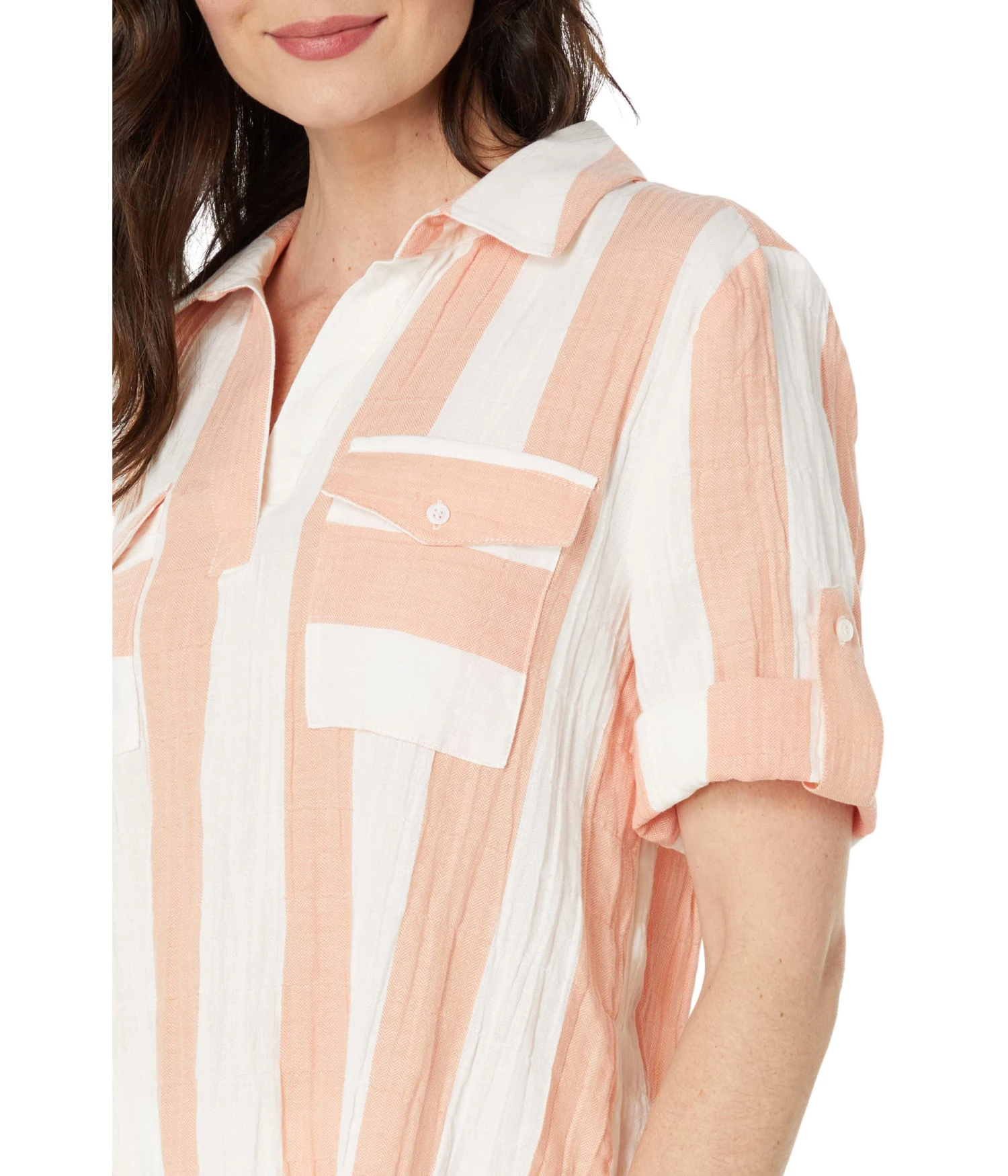 Vince Camuto Button-Down Two-Pocket Tunic Vince Camuto Button-Down Two-Pocket Tunic -Vince Camuto 81HsGLEjeL