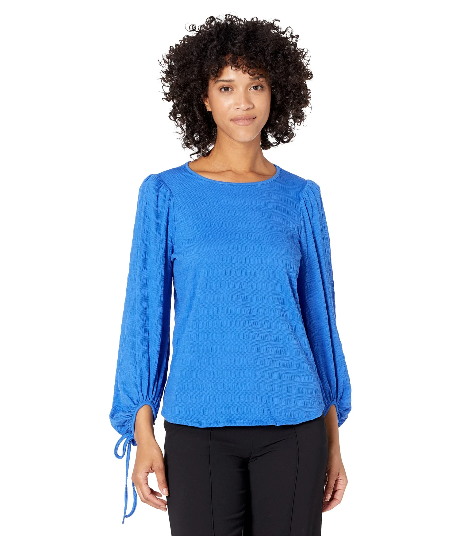 Vince Camuto Long Tie Sleeve Smocked Knit Top Vince Camuto Long Tie Sleeve Smocked Knit Top -Vince Camuto 81JZVjMja8L