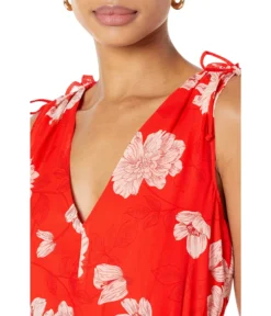 Vince Camuto Chiffon V-Neck With Tie Shoulders 2 Vince Camuto Chiffon V-Neck With Tie Shoulders -Vince Camuto 81P7WMG06FL