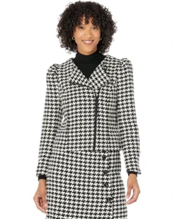 Vince Camuto Puff Sleeve Moto Jacket
