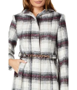 Vince Camuto Wool Coat W/ Belt Chain V22753X 2 Vince Camuto Wool Coat W/ Belt Chain V22753X -Vince Camuto 81bqOg7zsPL