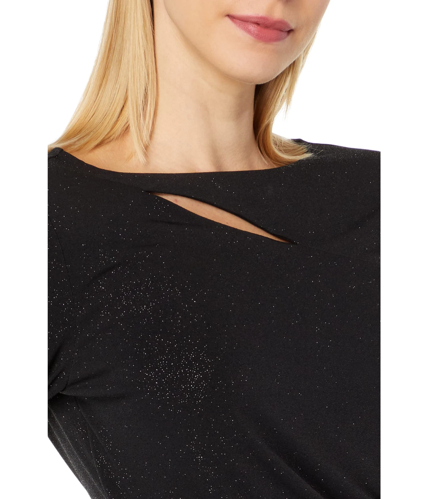 Vince Camuto Long Sleeve Sparkle Jersey Asymmetrical Cutout Top Vince Camuto Long Sleeve Sparkle Jersey Asymmetrical Cutout Top -Vince Camuto 81dWRmI1jXL