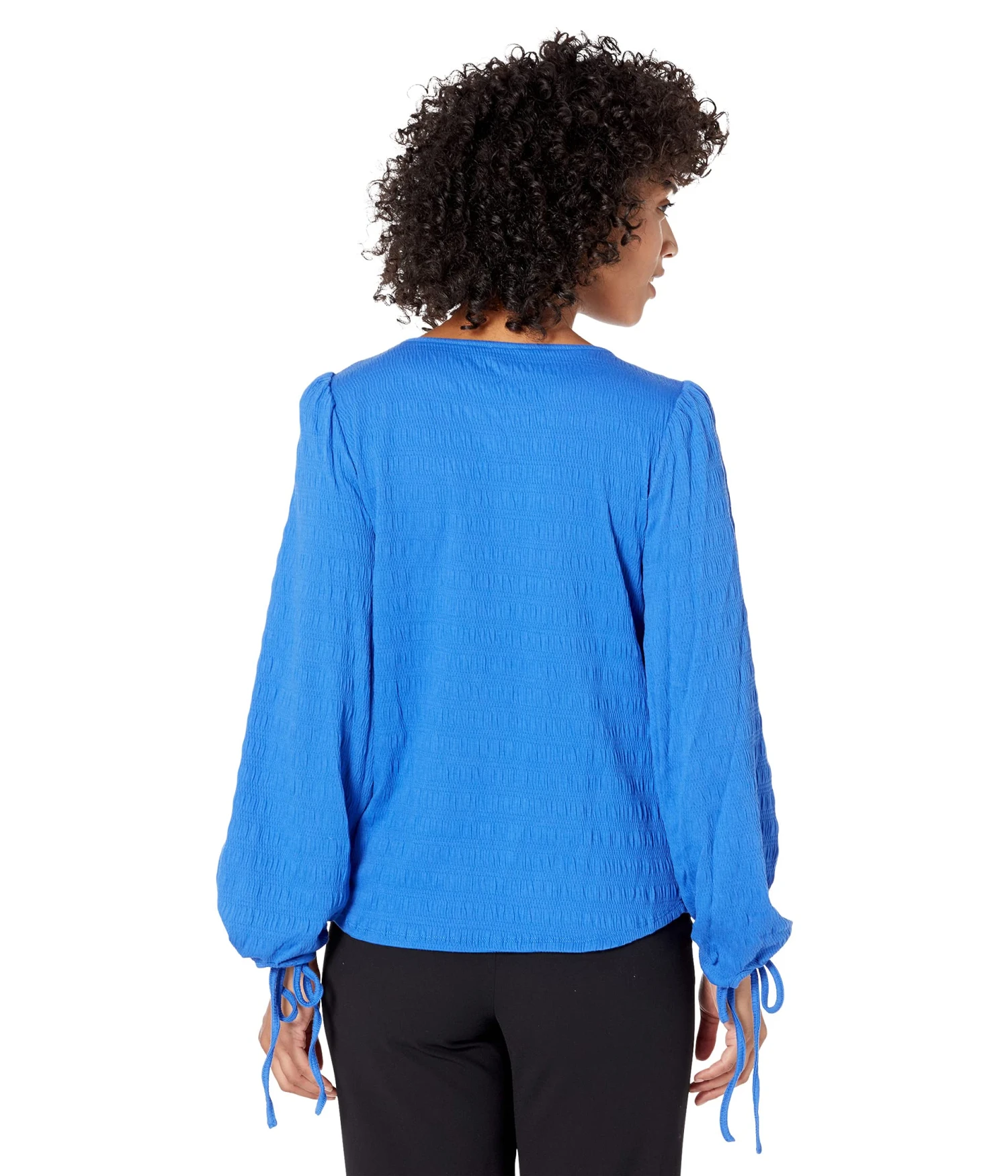 Vince Camuto Long Tie Sleeve Smocked Knit Top Vince Camuto Long Tie Sleeve Smocked Knit Top -Vince Camuto 81gmiDsP1PL