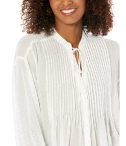 Vince Camuto Drop Shoulder Blouse With Pin Tucks 2 Vince Camuto Drop Shoulder Blouse With Pin Tucks -Vince Camuto 81lbn8daZTL