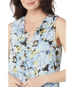 Vince Camuto Ruffle V-Neck Sleeveless Blouse -Vince Camuto 81tionue0WL