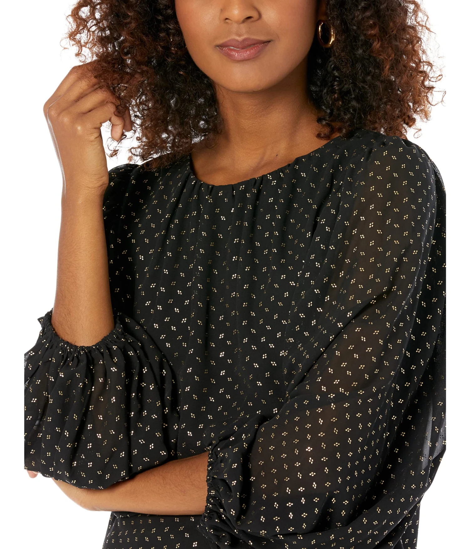 Vince Camuto Crew Neck Balloon Sleeve Blouse Vince Camuto Crew Neck Balloon Sleeve Blouse -Vince Camuto 81w1shHJgdL