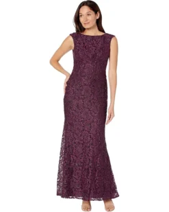 Vince Camuto Cap Sleeve Gown