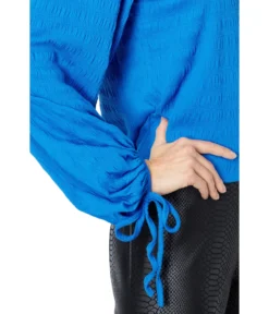 Vince Camuto Long Tie Sleeve Smocked Knit Top 2 Vince Camuto Long Tie Sleeve Smocked Knit Top -Vince Camuto 91 s6ezWjIL