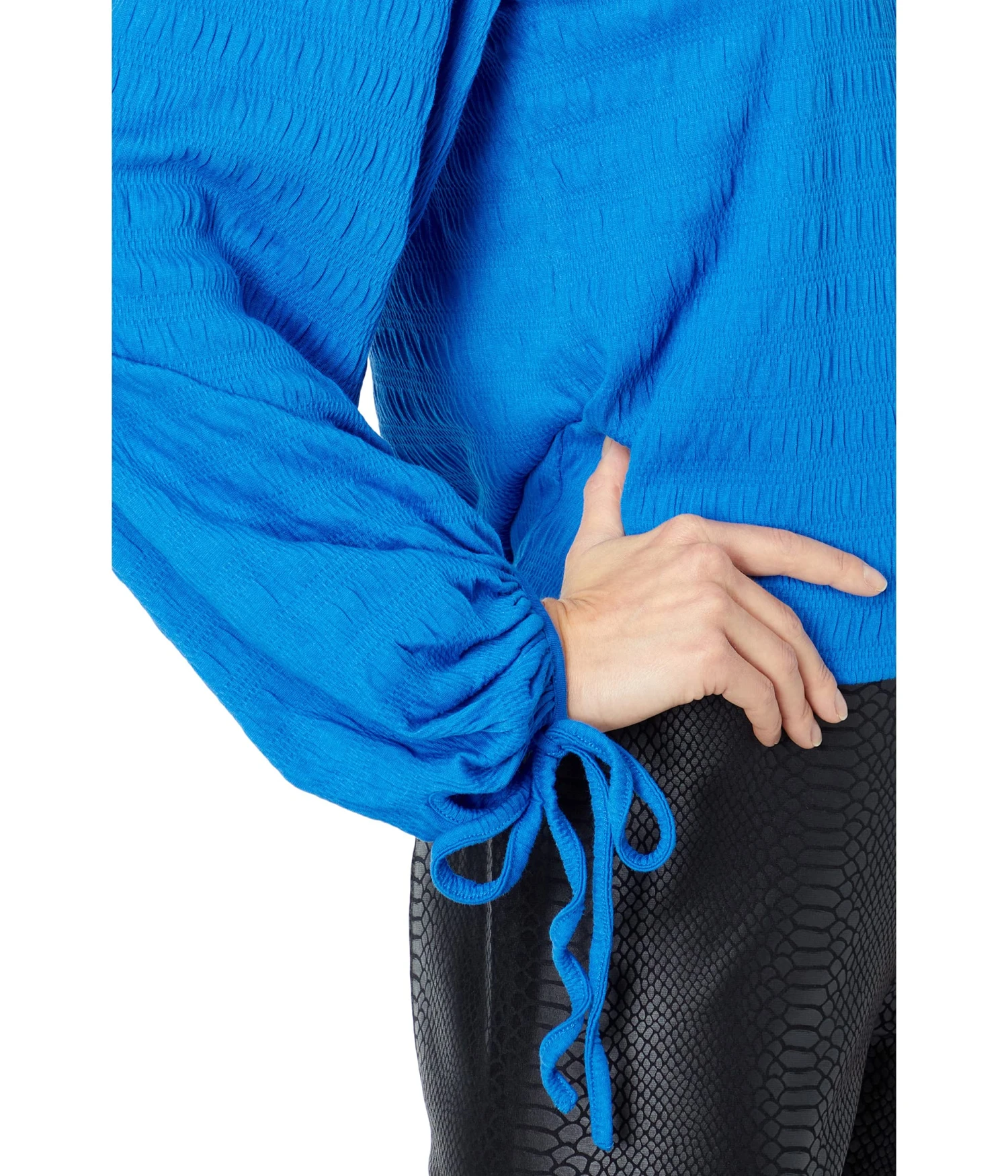 Vince Camuto Long Tie Sleeve Smocked Knit Top Vince Camuto Long Tie Sleeve Smocked Knit Top -Vince Camuto 91 s6ezWjIL