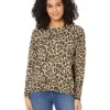 Vince Camuto Elegant Leopard Printed Cozy