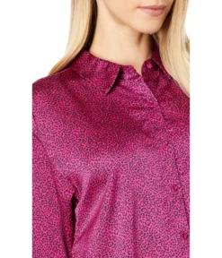 Vince Camuto Collared Button-Down Mini Cheetah Tunic 2 Vince Camuto Collared Button-Down Mini Cheetah Tunic -Vince Camuto 91lHtF2AHkL