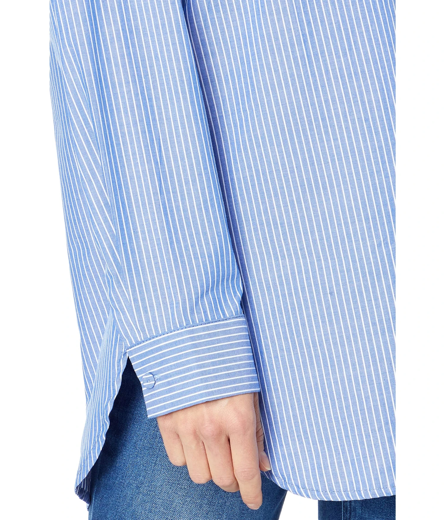 Vince Camuto Button-Down Preppy Stripe Tunic Vince Camuto Button-Down Preppy Stripe Tunic -Vince Camuto